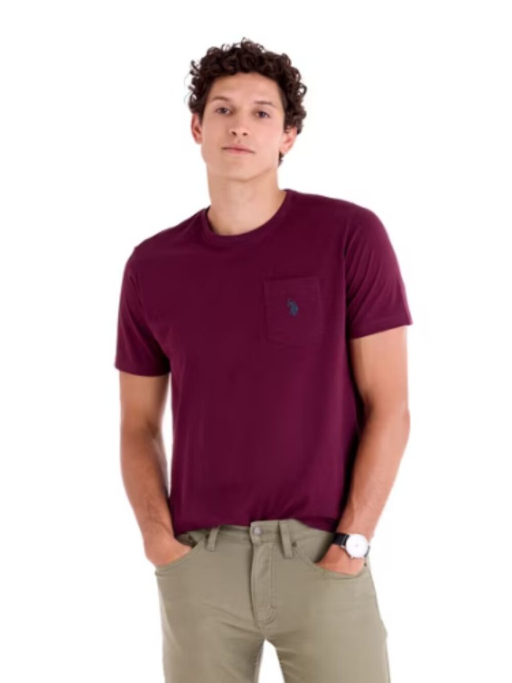 U.S. Polo Assn. Men's Short Sleeve Crew Neck Pocket T-Shirt